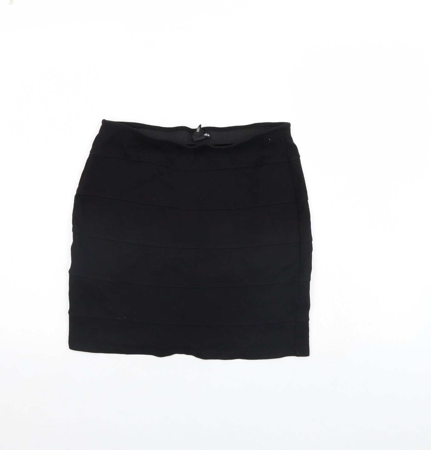 H&M Womens Black   Mini Skirt Size 12