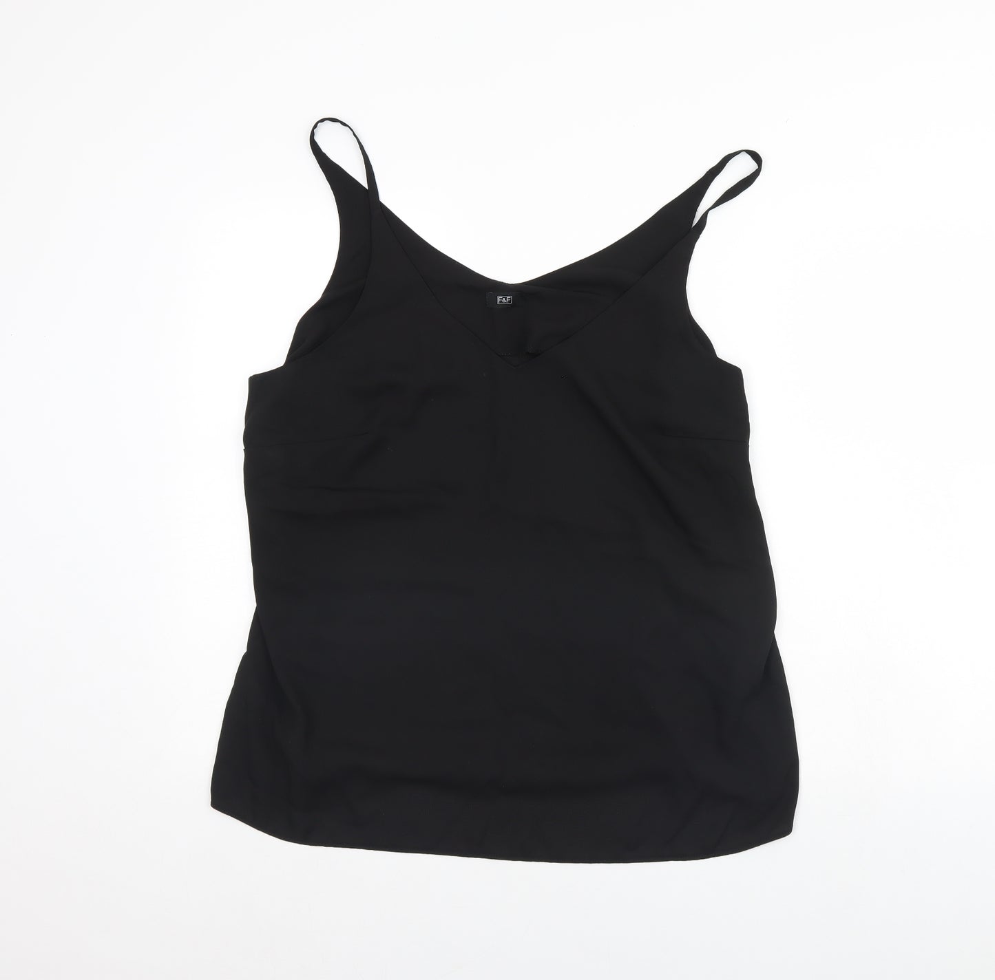F&F Womens Black   Basic Tank Size 20