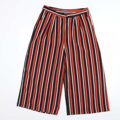 Primark Womens Black Striped  Trousers  Size 14 L27 in