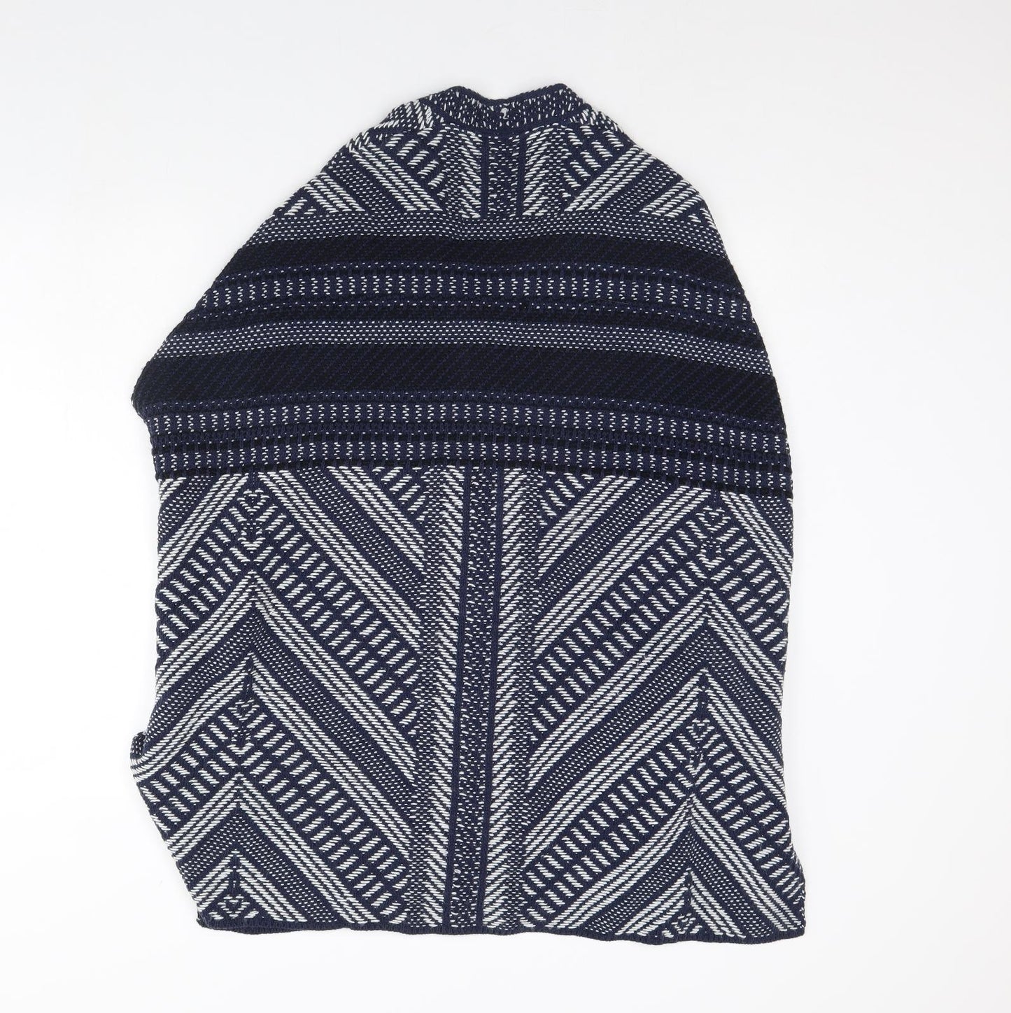 Papaya Womens Blue Striped  Gilet Jacket Size S