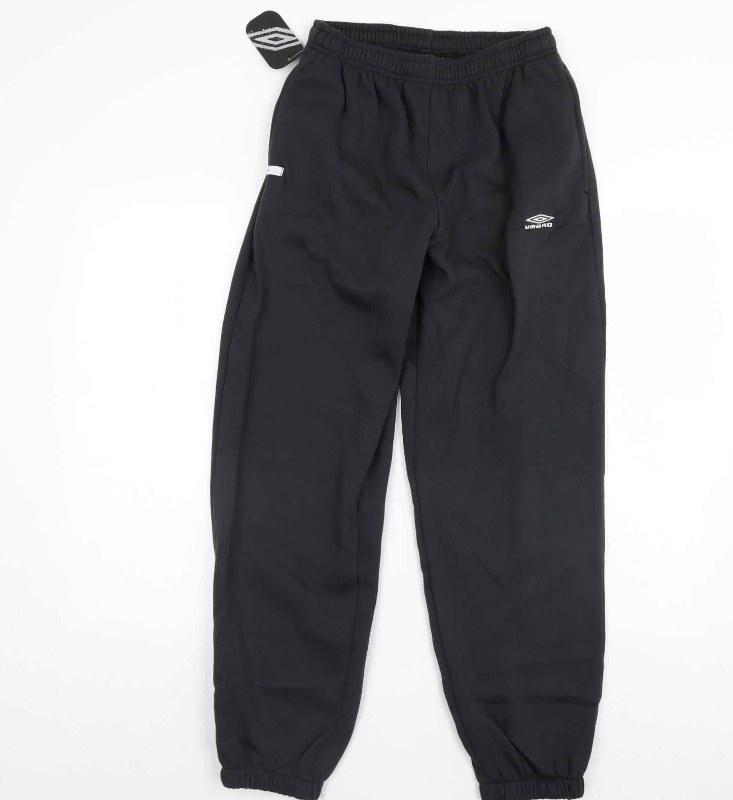 Umbro Mens Black   Jogger Trousers Size M L30 in