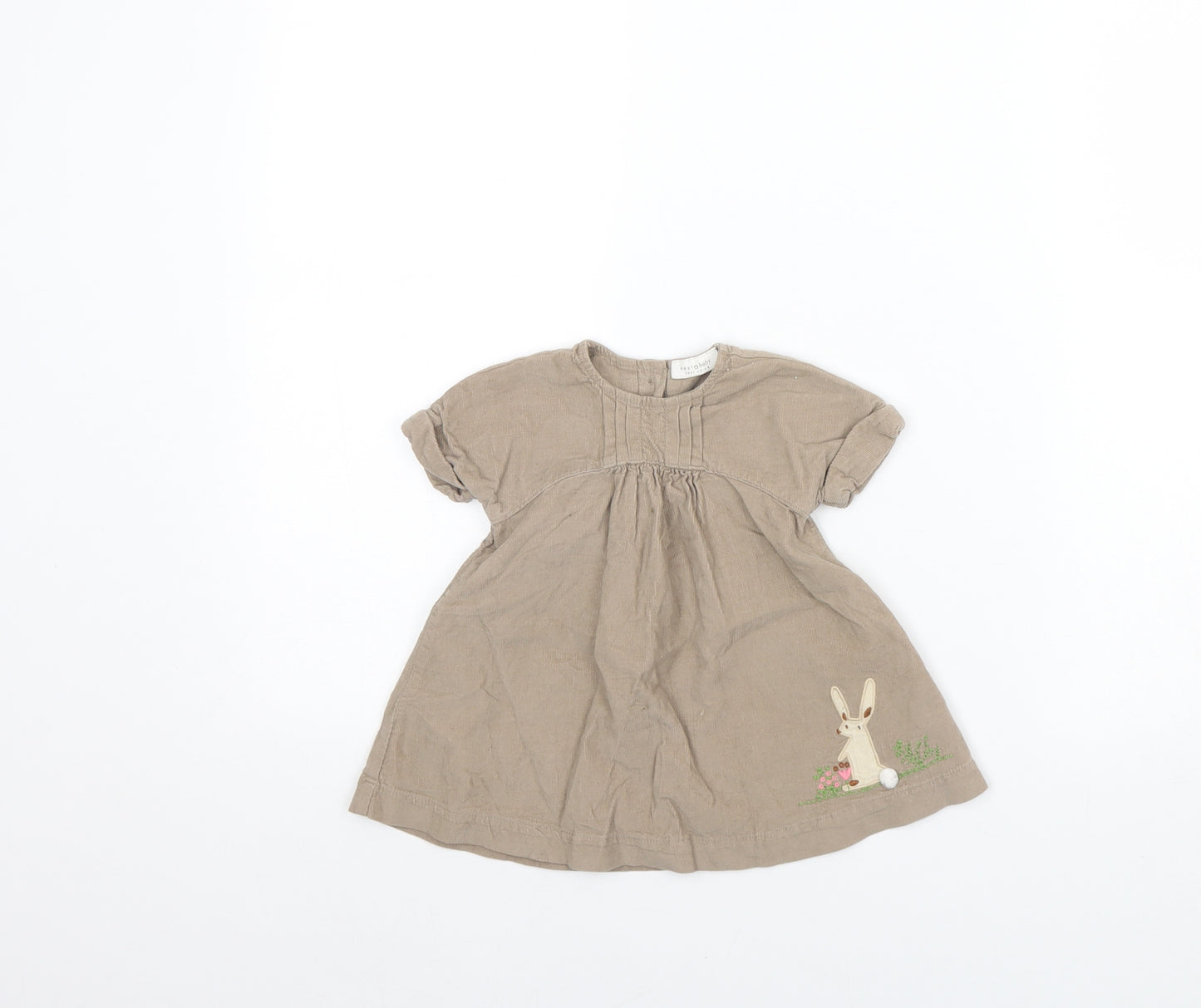 NEXT Girls Brown  Corduroy Fit & Flare  Size 6-9 Months