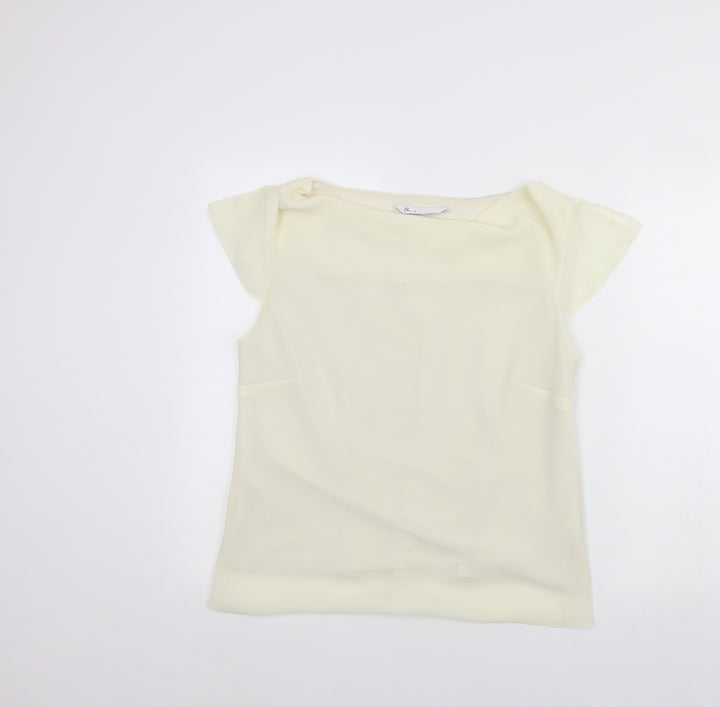 BHS Womens Ivory   Basic Blouse Size 14