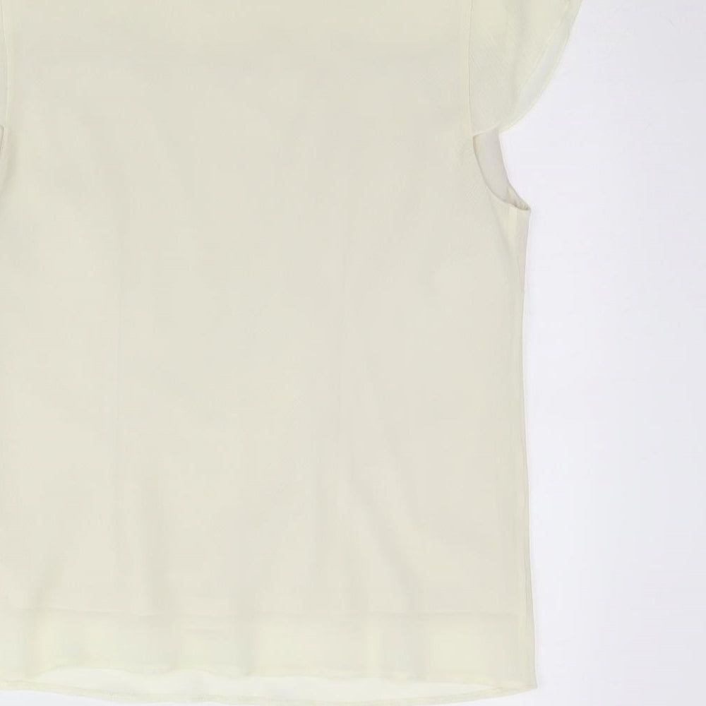 BHS Womens Ivory   Basic Blouse Size 14