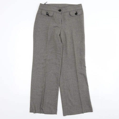 m&s Womens Brown   Dress Pants Trousers Size 10 L28 in