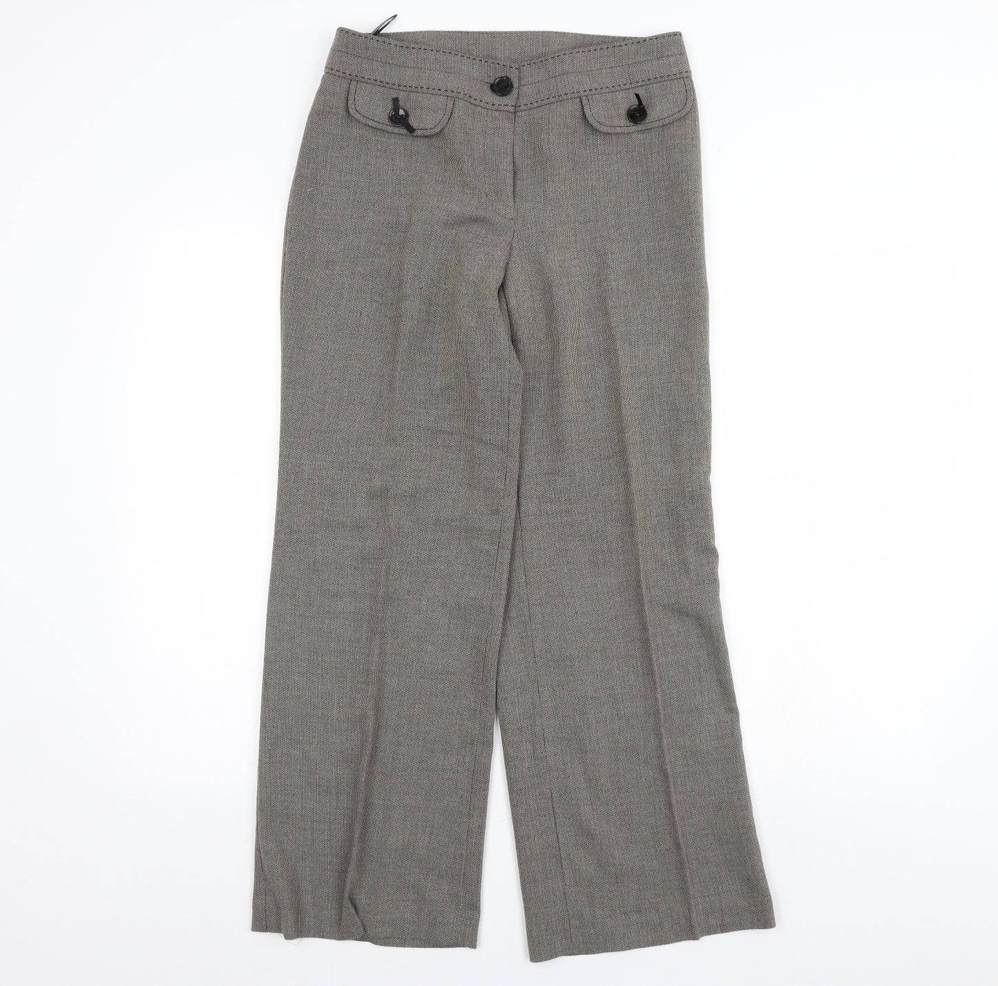 m&s Womens Brown   Dress Pants Trousers Size 10 L28 in