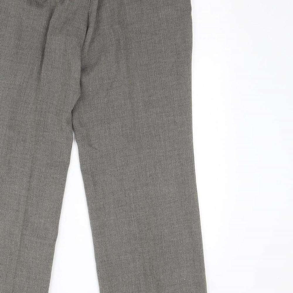 m&s Womens Brown   Dress Pants Trousers Size 10 L28 in