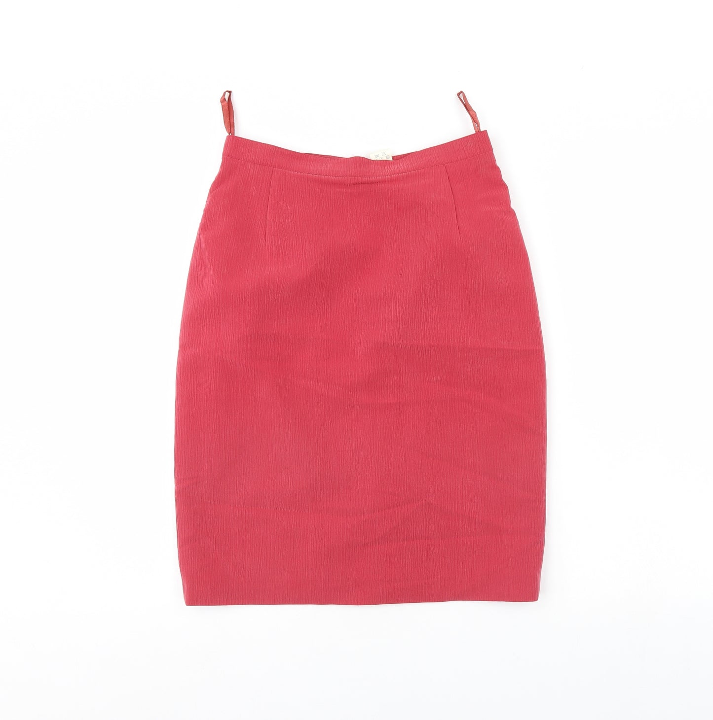 Preworn Womens Red   Straight & Pencil Skirt Size 10