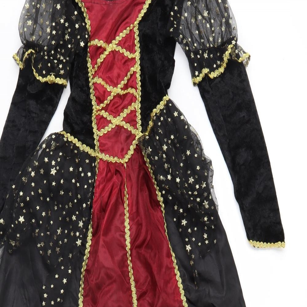 Wicked Girls Black   Maxi  Size 8 Years  - Fancy Dress