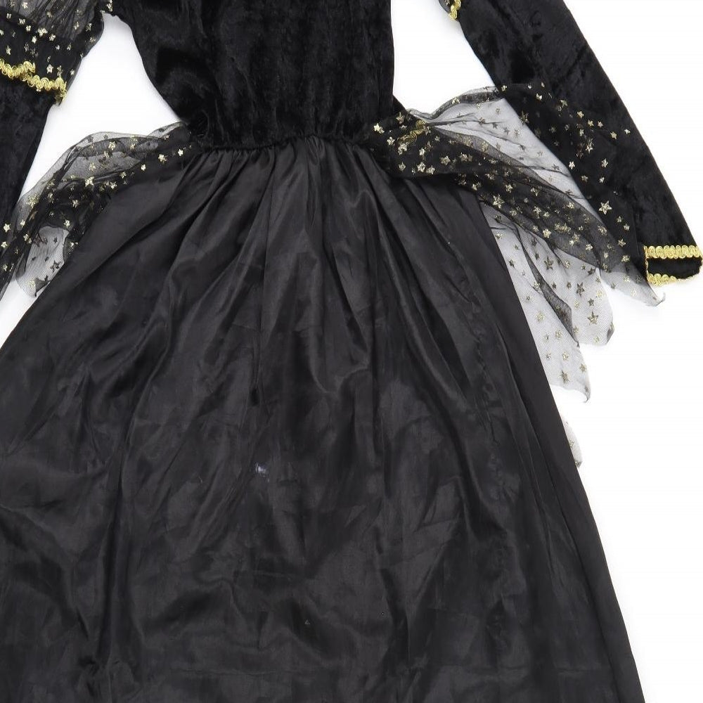 Wicked Girls Black   Maxi  Size 8 Years  - Fancy Dress