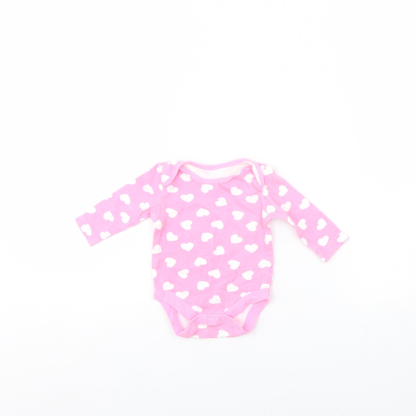 George Girls Pink Spotted  Babygrow One-Piece Size 0-3 Months  - Disney