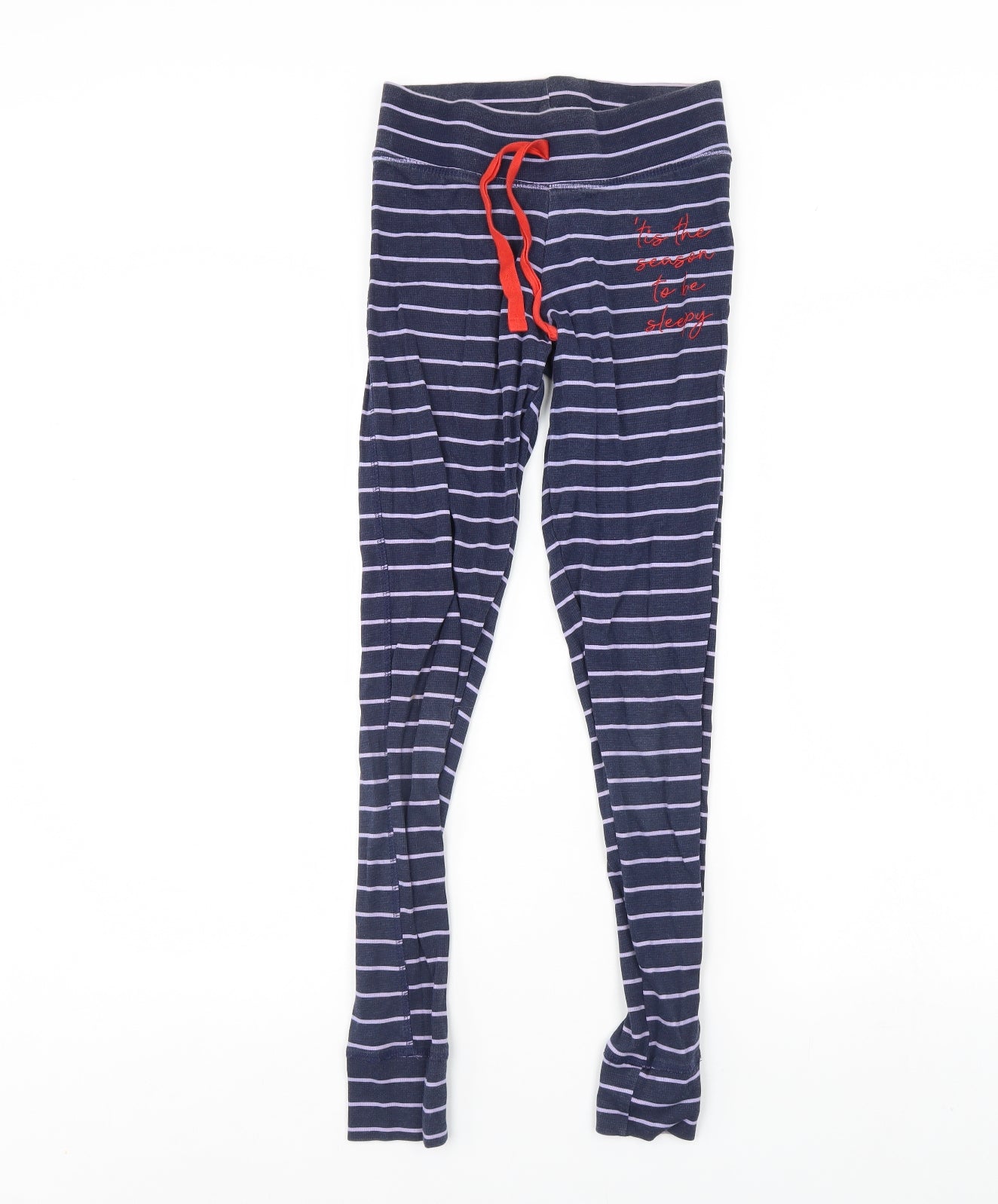 George Womens Blue Striped  Cami Pyjama Pants Size 8