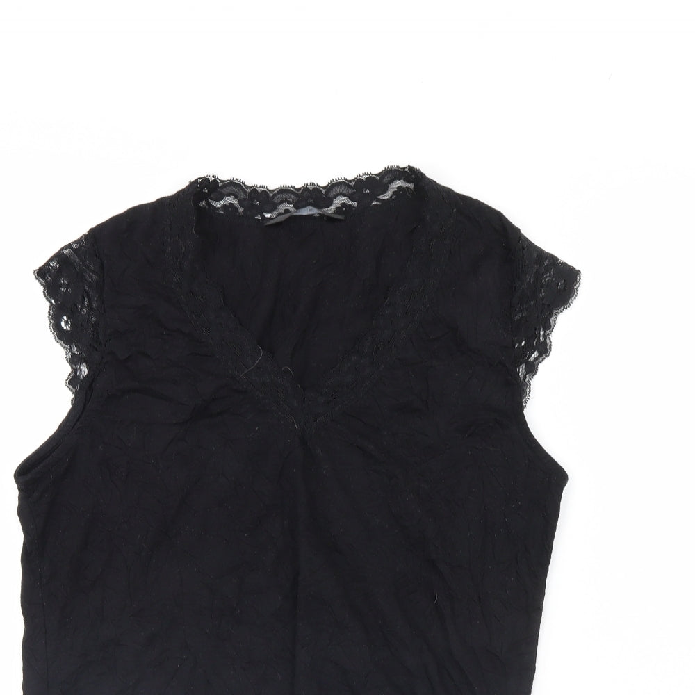 F&F Womens Black   Basic Blouse Size 14