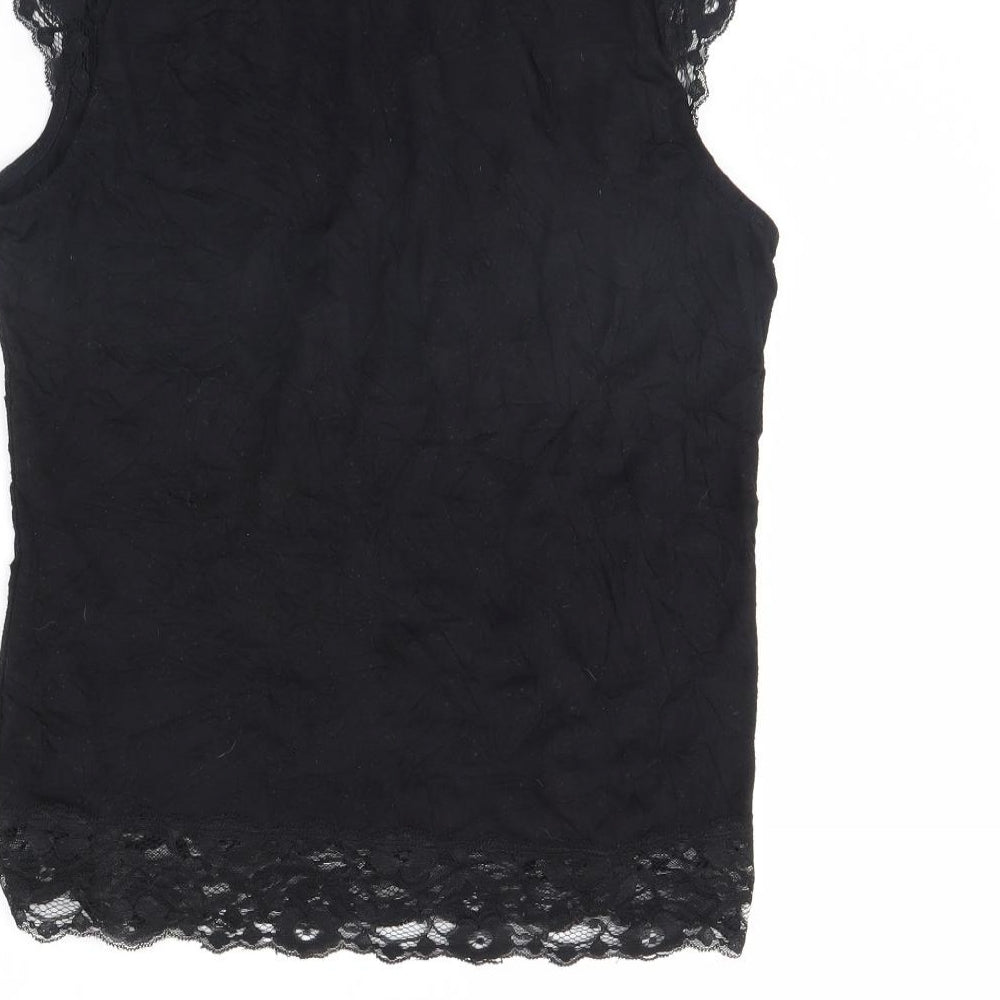 F&F Womens Black   Basic Blouse Size 14