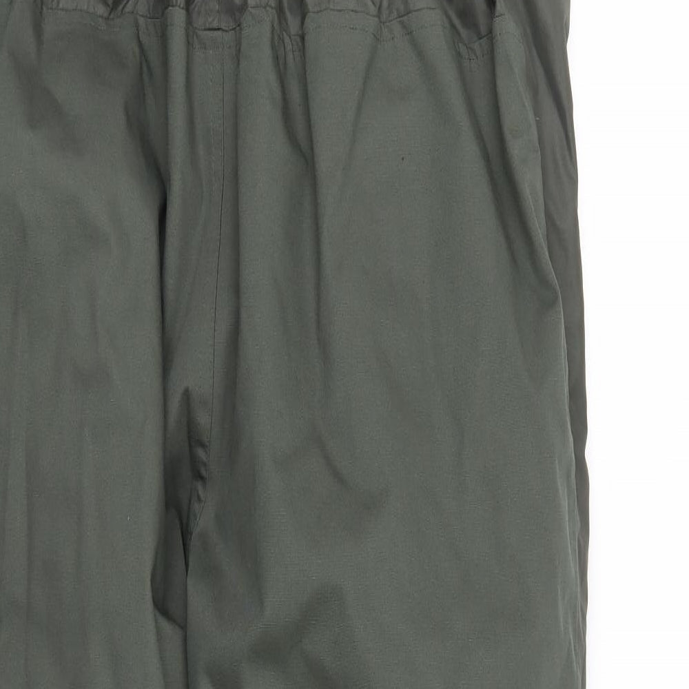 Crane Mens Green   Windbreaker Trousers Size L L30 in