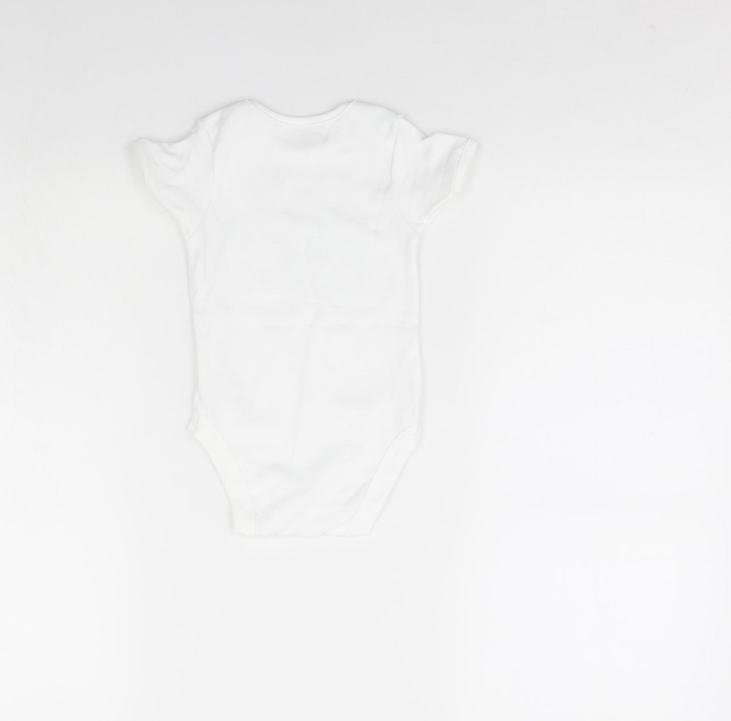 George Baby White   Babygrow One-Piece Size 12 Months