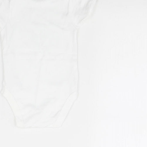 George Baby White   Babygrow One-Piece Size 12 Months
