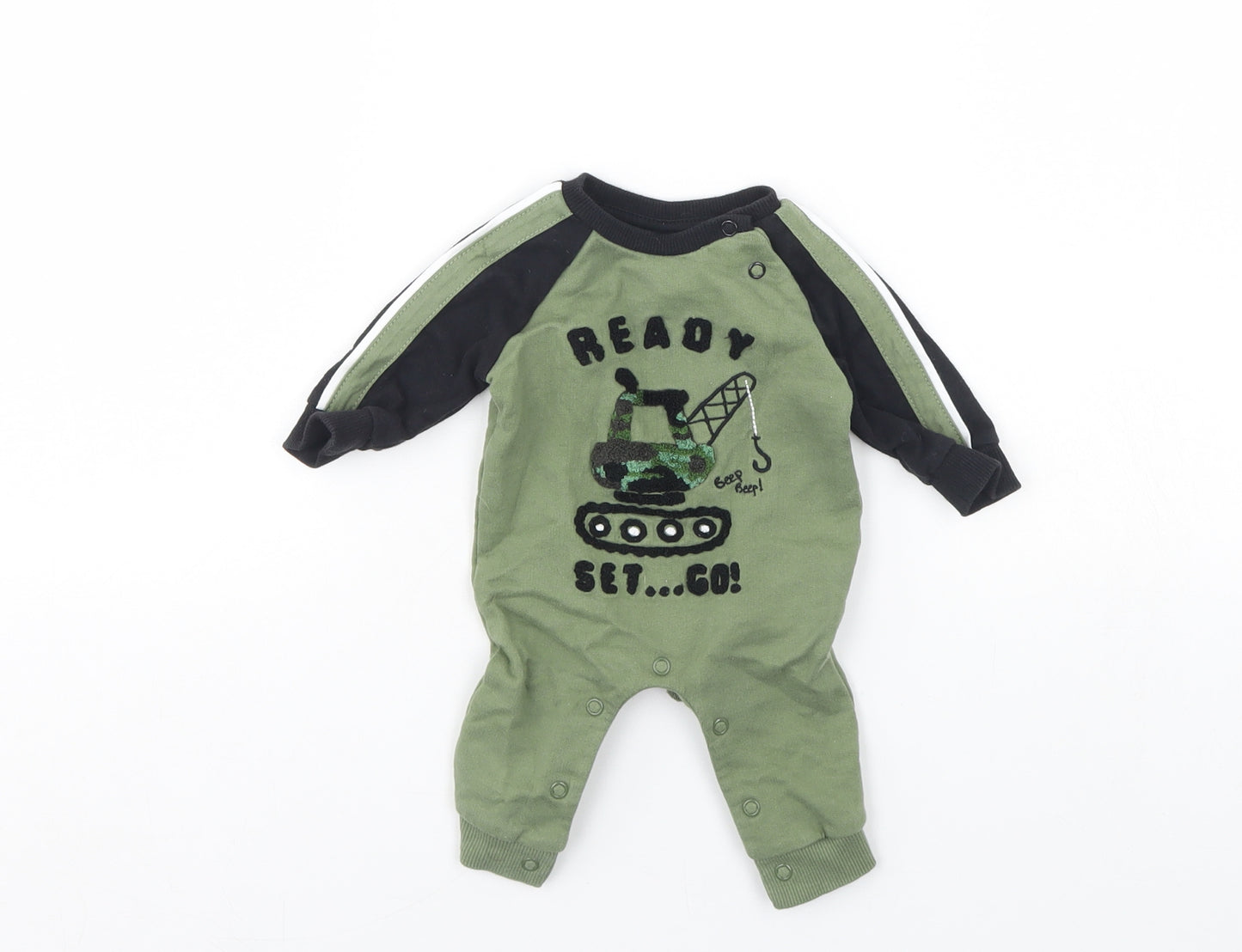 F&F Baby Green   Babygrow One-Piece Size 0-3 Months
