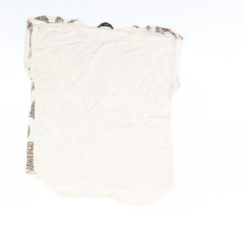 F&F Womens Beige   Basic Blouse Size 14
