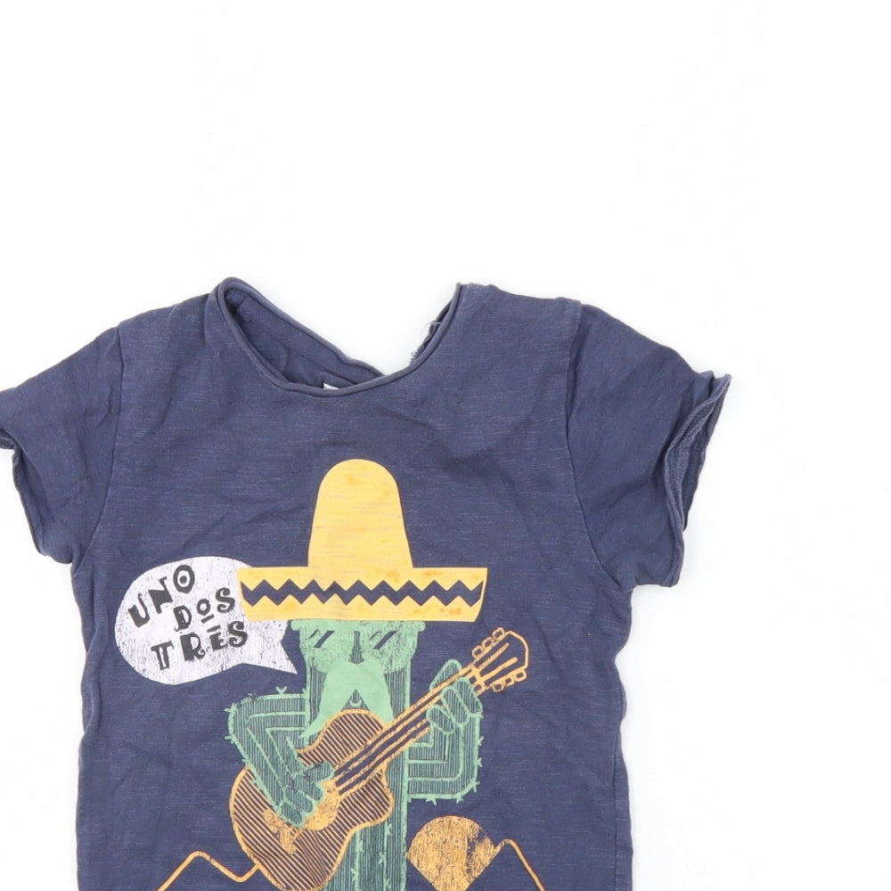 NEXT Boys Blue   Basic T-Shirt Size 3 Years