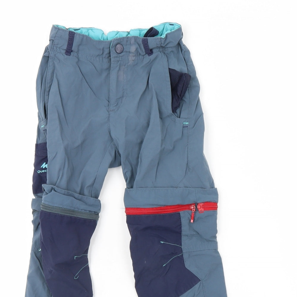 Decathalon Boys Blue   Capri Trousers Size 5 Years