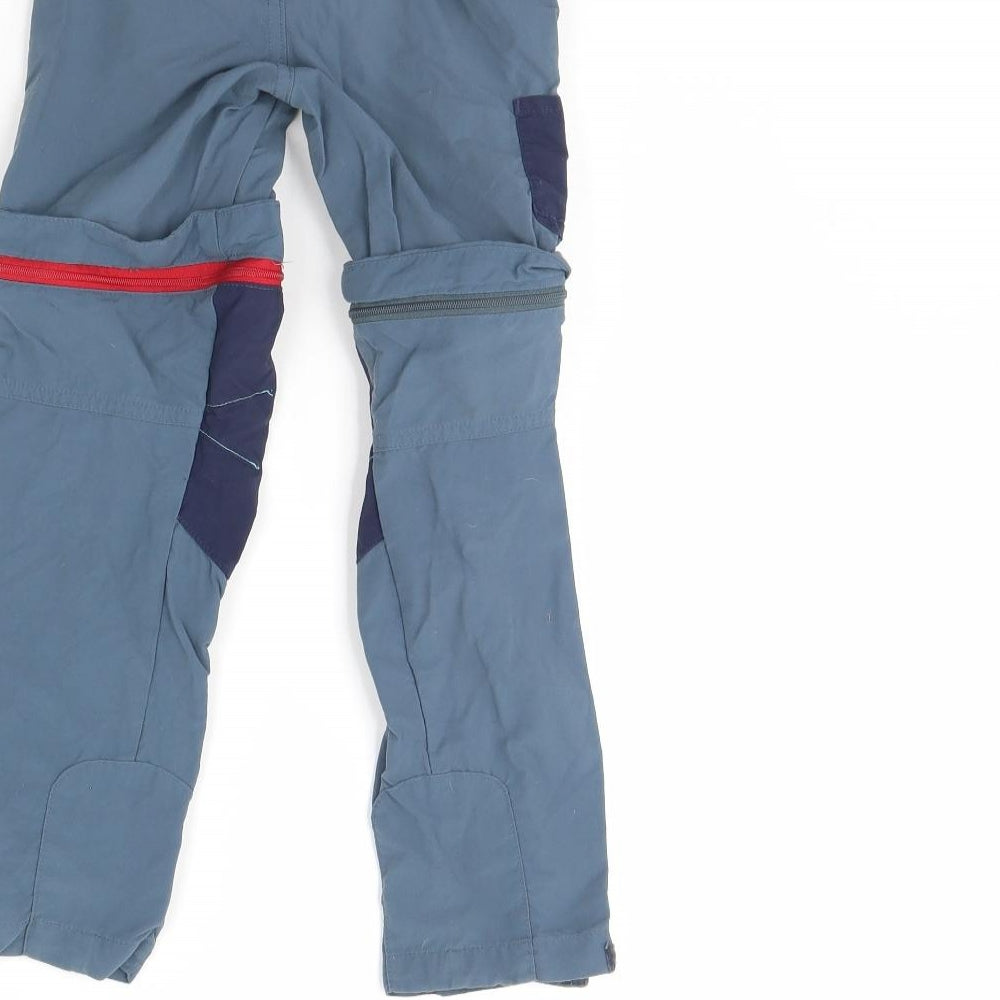 Decathalon Boys Blue   Capri Trousers Size 5 Years
