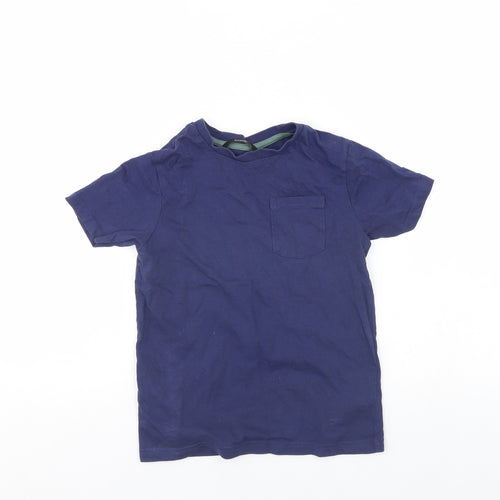 George Boys Blue   Basic T-Shirt Size 7 Years