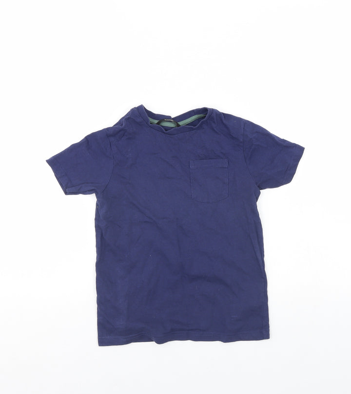 George Boys Blue Basic T-Shirt Size 7 Years