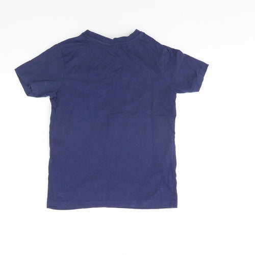 George Boys Blue   Basic T-Shirt Size 7 Years