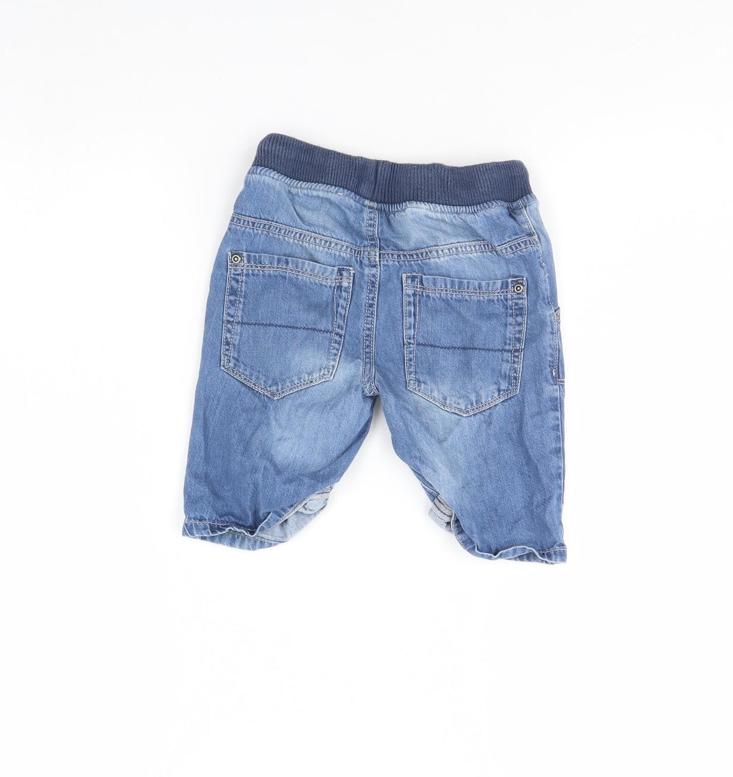 TU Boys Blue  Denim Chino Shorts Size 5 Years