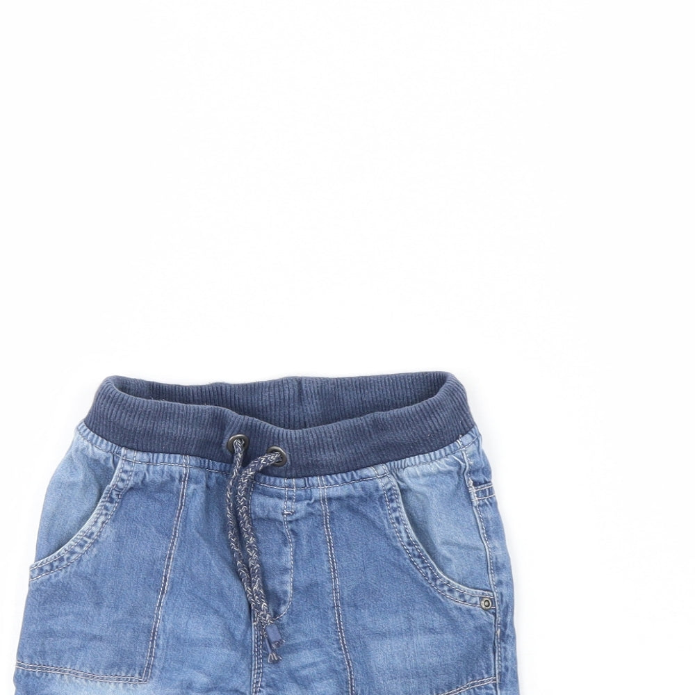TU Boys Blue  Denim Chino Shorts Size 5 Years