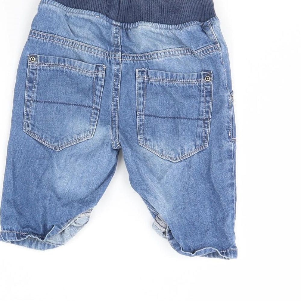 TU Boys Blue  Denim Chino Shorts Size 5 Years