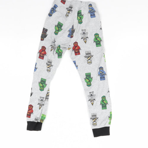 H&M Boys Grey Solid   Pyjama Pants Size 4 Years  - LEGO