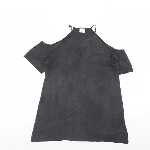 Zara Womens Grey   Basic Blouse Size S