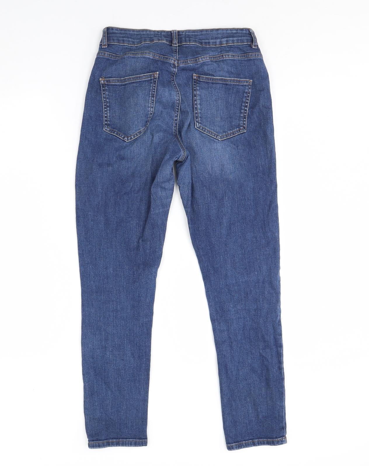 Dorothy Perkins Womens Blue  Denim Skinny Jeans Size 10 L30 in