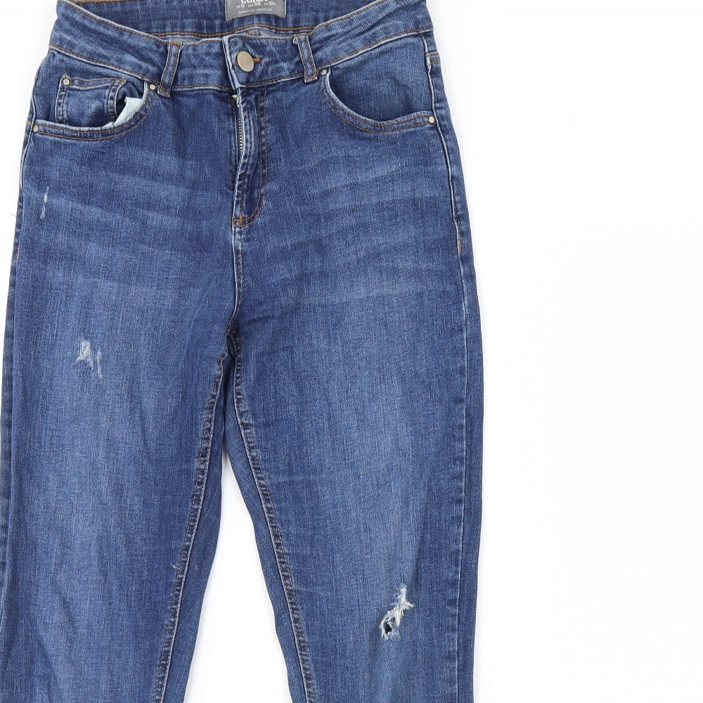 Dorothy Perkins Womens Blue  Denim Skinny Jeans Size 10 L30 in