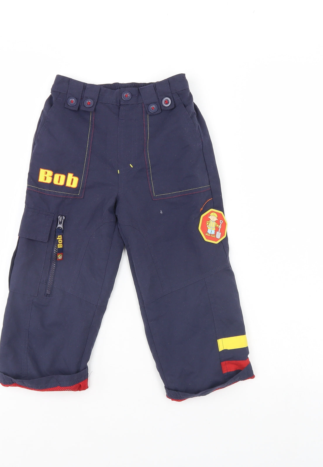 Dunnes Stores Boys Blue   Capri Trousers Size 3 Years - Bob the Builder