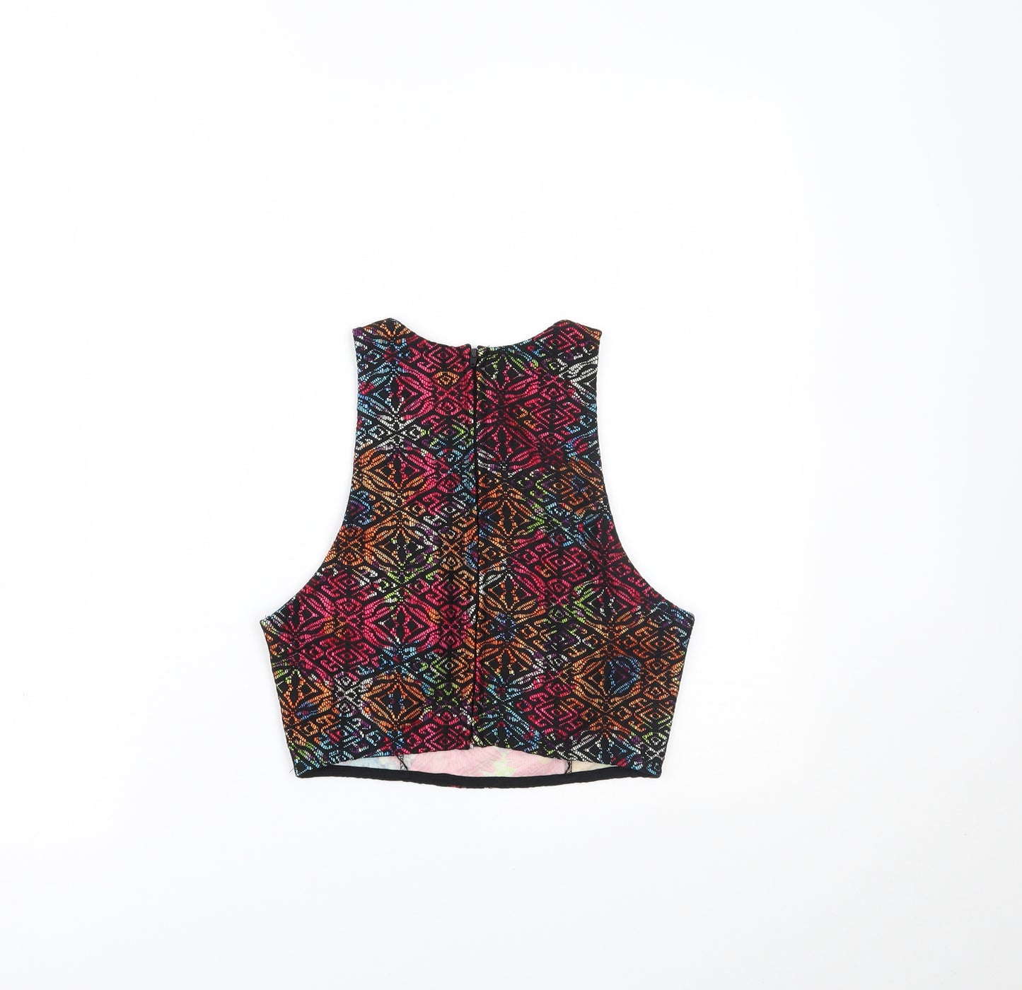 Topshop Womens Multicoloured   Cropped Tank Size 6