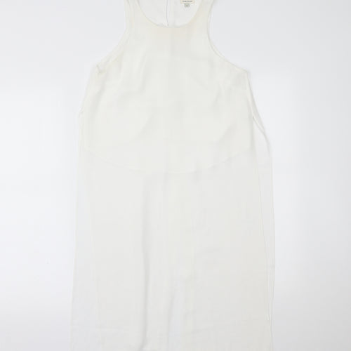 River Island Womens White   Basic Tank Size 6