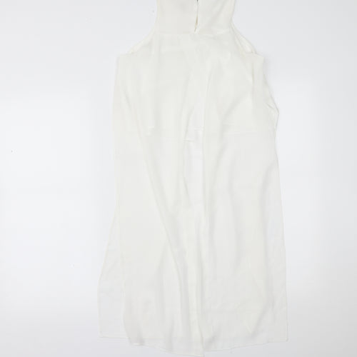 River Island Womens White   Basic Tank Size 6