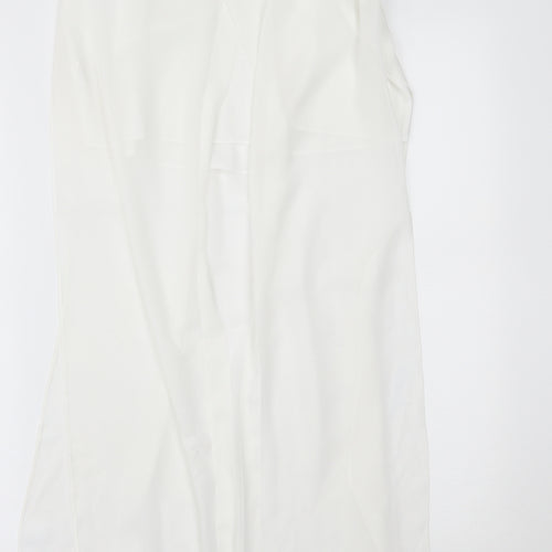 River Island Womens White   Basic Tank Size 6