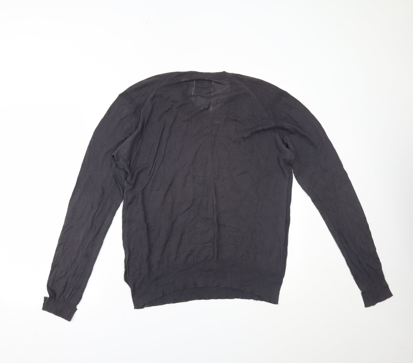 AllSaints Mens Grey    T-Shirt Size L