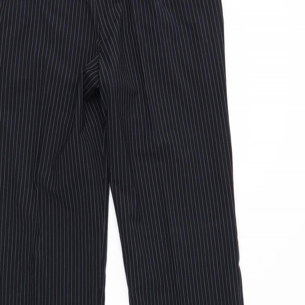 Marks and Spencer Mens Blue Striped  Trousers  Size 34 L33 in