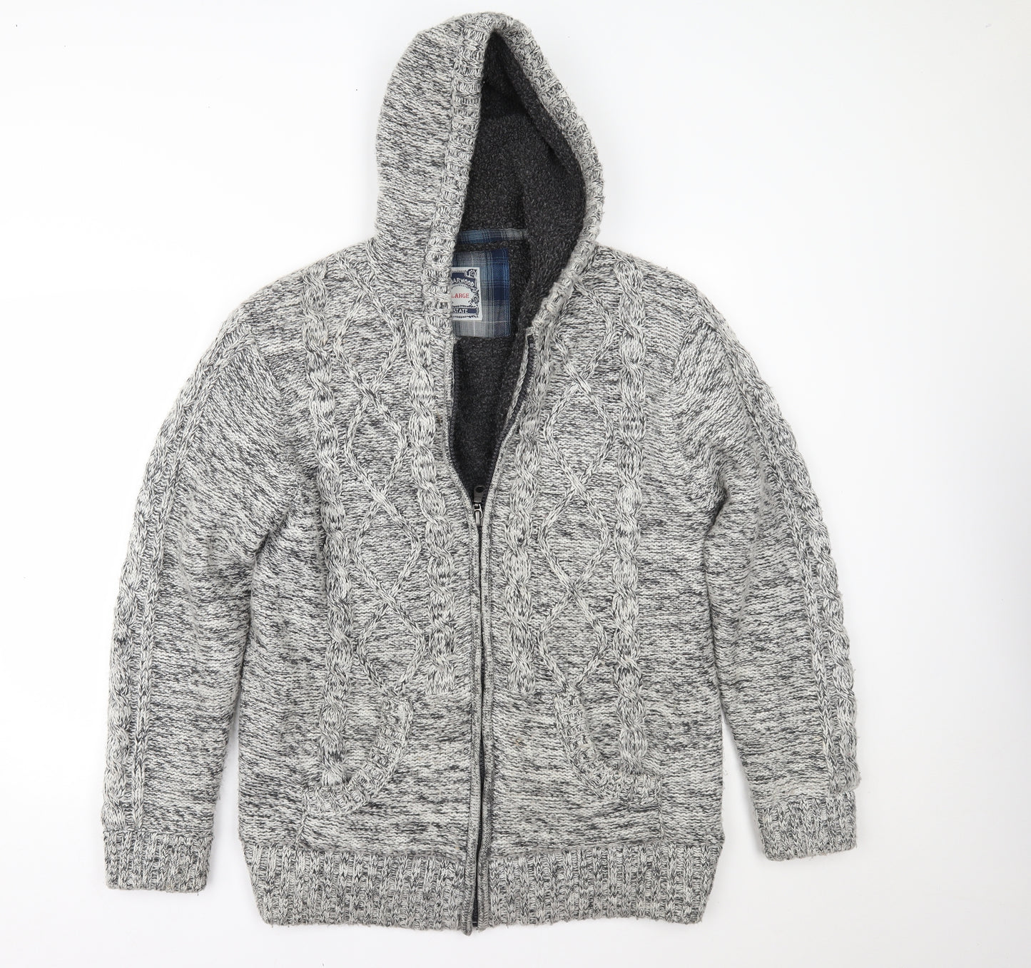 Primark Mens Grey   Jacket Coatigan Size L