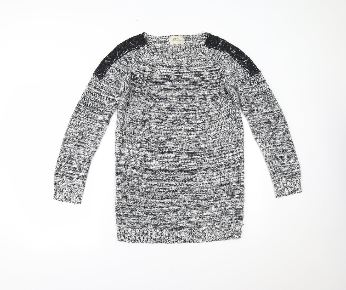 Papaya Womens Grey   Pullover Jumper Size 10