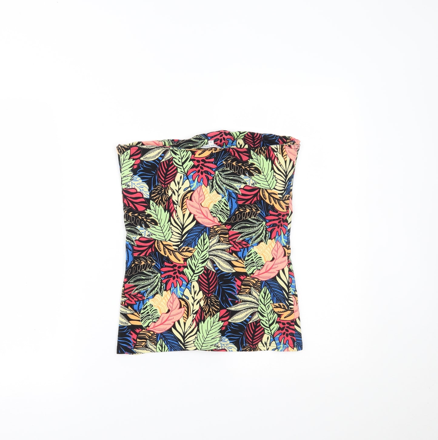 Papaya Womens Multicoloured Floral  Basic T-Shirt Size 10