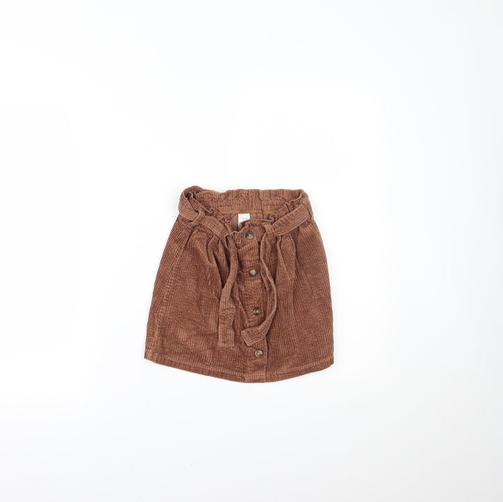 NEXT Girls Brown Maxi Skirt Size 6 Years