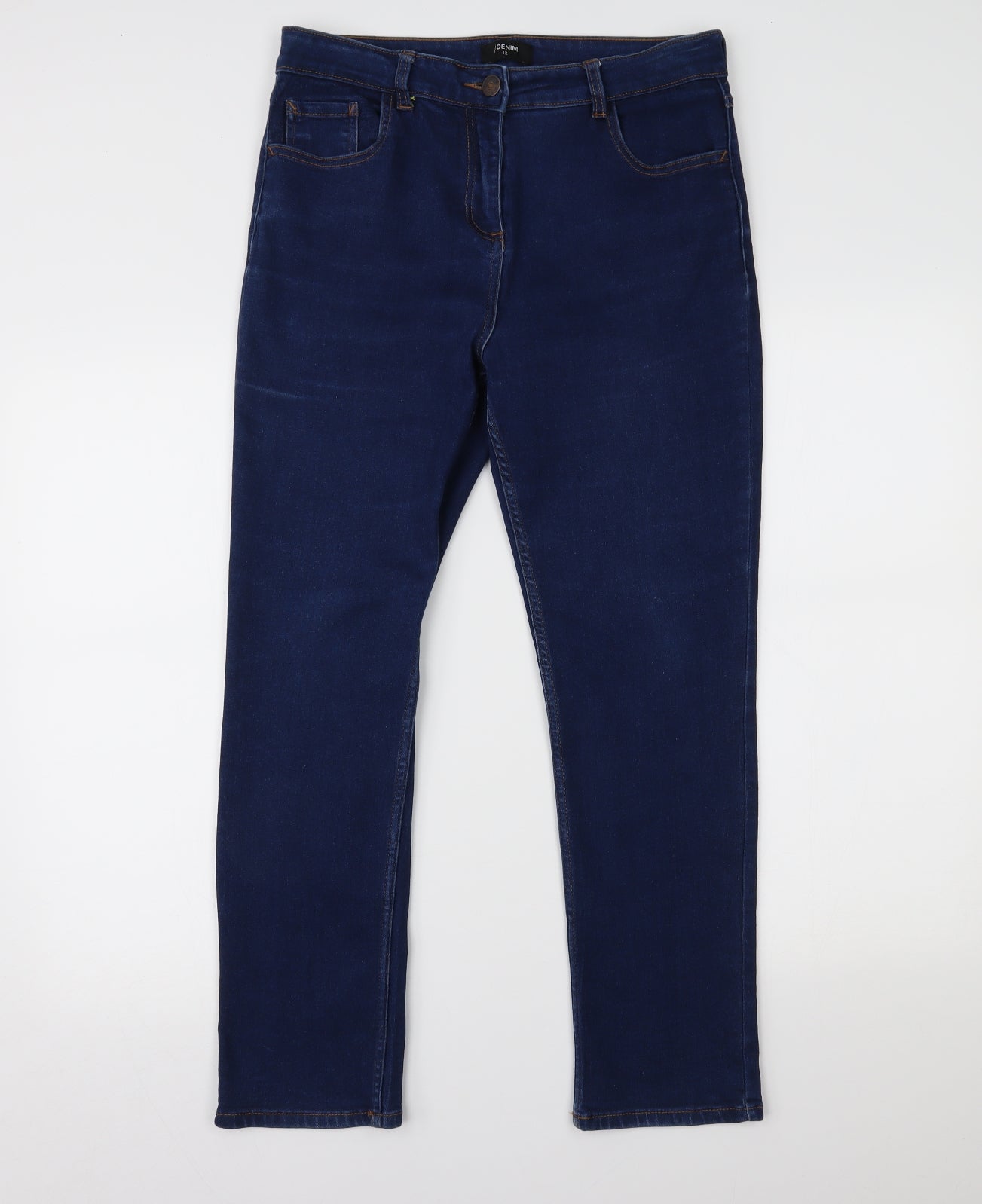 Matalan Womens Blue  Denim Skinny Jeans Size 12 L24 in