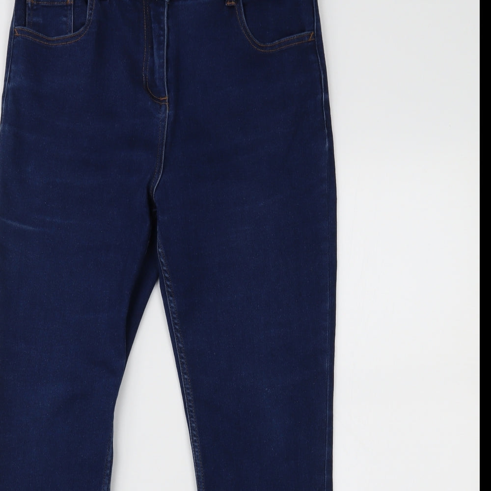 Matalan Womens Blue  Denim Skinny Jeans Size 12 L24 in