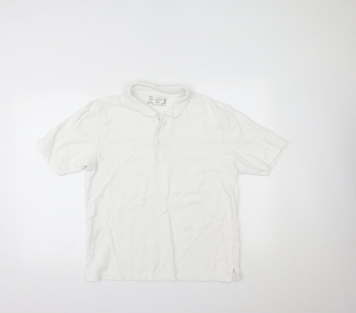 Marks and Spencer Boys White   Pullover Polo Size 15-16 Years